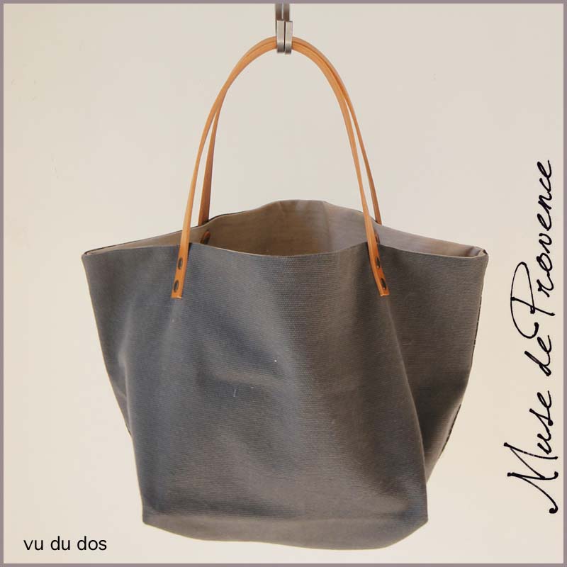 ... Sacs cabas réversibles » Sac petit cabas en tissu et cuir SIMONE ... Sacs cabas réversibles » Sac petit cabas en tissu et cuir SIMONE