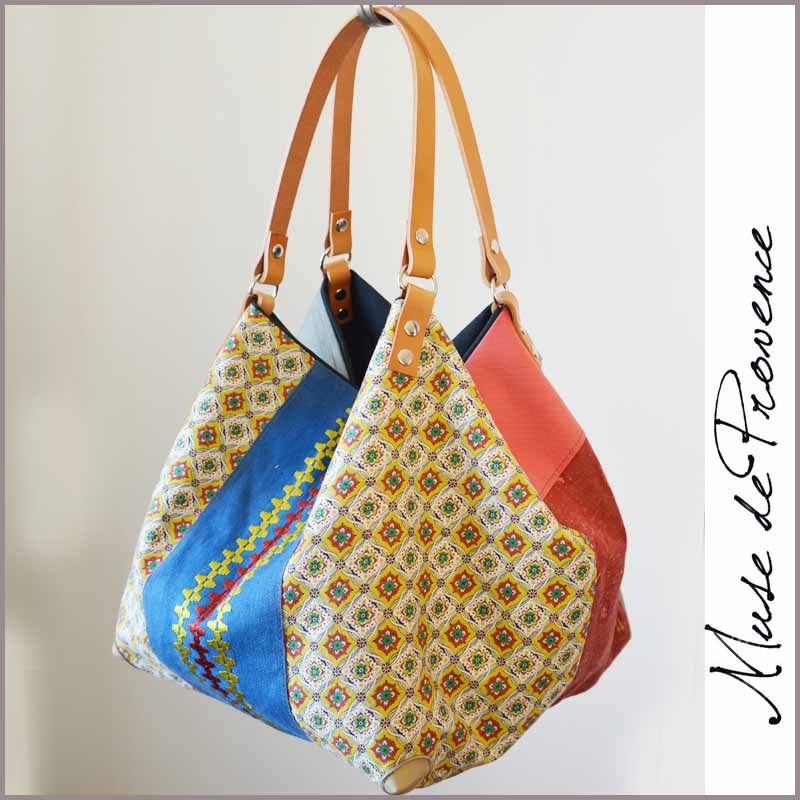 sac en tissu sac cabas en tissu ancien et cuir esther muse de provence sac en tissu sac cabas en tissu ancien et cuir esther muse de provence