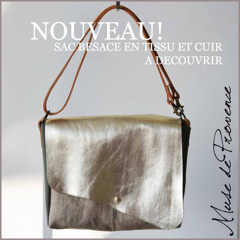 SAC BESACE- NOUVEAU!