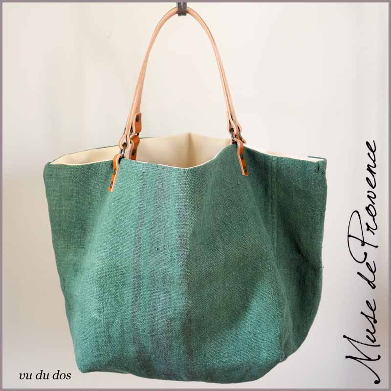 sac cabas vert