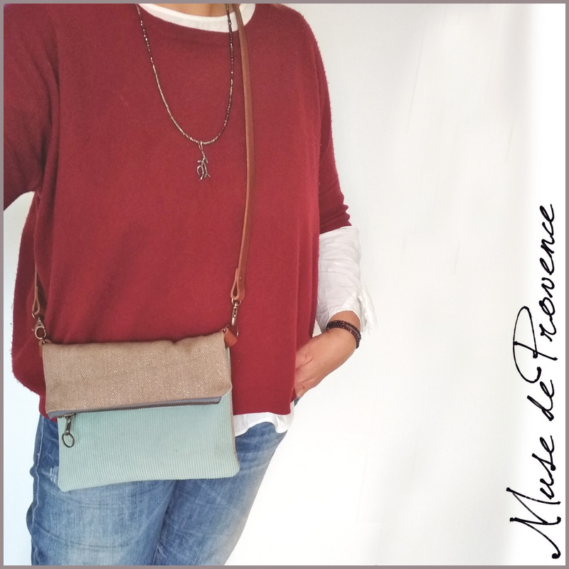 Sac Bandoulière En Cuir Fait Main - Occasion - Style Crossbody