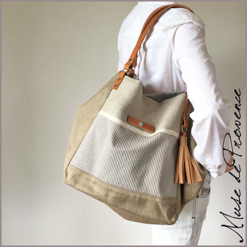 sac cabas toile de lin
