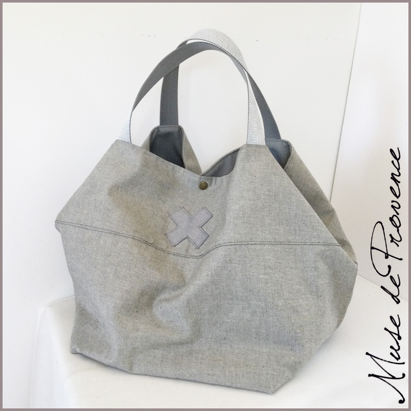 Sac de plage XL lavable GRIS