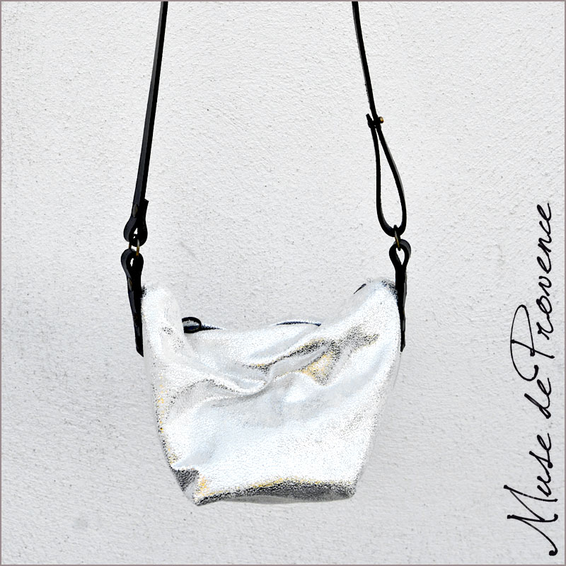 Sac bandouliere gris clearance argent