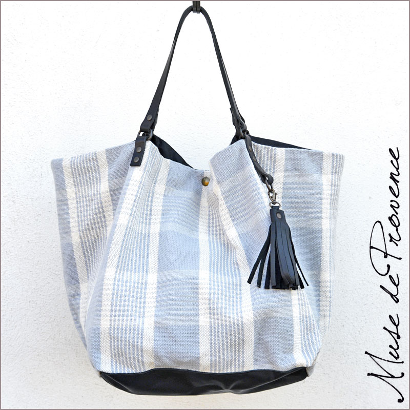 Sac de plage xxl - Sac de plage chic - Sac de plage réversible - Grand sac de plage made in France