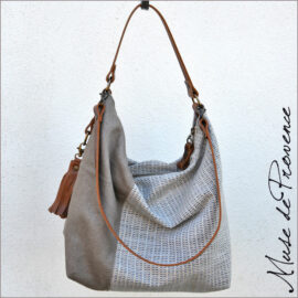 Sac seau bandoulière beige - Sac seau beige