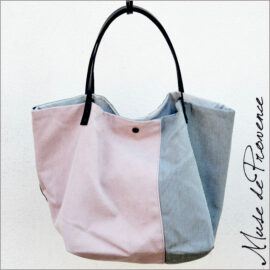 Sac cabas en toile de coton Sac cabas minimamiste Sac cabas simple Sac cabas réversible Sac cabas unique fait main