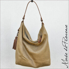 Sac seau en lin fabriqué en France - Sac seau minimaliste- Sac seau simple et élégant - Sac seau zippé - Sac seau unique en tissu en tissu de lin