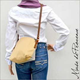 Sac banane doré - Banane dorée - Sac banane bandoulière en tissu doré - sac banane chic doré
