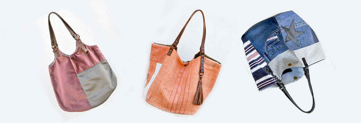 sac cabas unique faits main