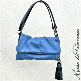 Sac bandoulière zippé- Sac bandoulière chic- Sac bandoulière made in France- Sac bandoulière souple -Sac porté épaule chic- Sac bandoulière minimaliste