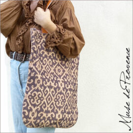 Grand sac tote- Sac tote éco responsable - Sac cabas tissu recyclé Grand sac tote