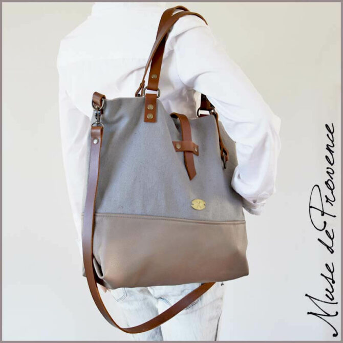 Sac à bandoulière fait main en pièce unique