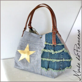 Sac à main en denim dusage / Sac patchwork denim / Sac -  France