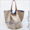 Sac De Plage XXL Femme - Grand Cabas Toile Estival Extra Large Pour Famille, Plage, Voyage, Piscine & Shopping