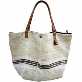 Sac cabas en tissu fait main - Sac cabas made in France - Sac cabas bohème chic