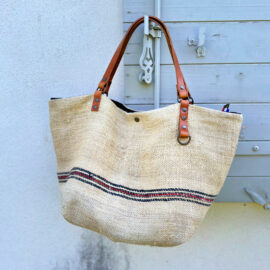 Sac cabas en tissu fait main - Sac cabas made in France - Sac cabas bohème chic