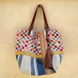 Unique and original shopping bag - Boheme chic tote bag - Provence shopping bag