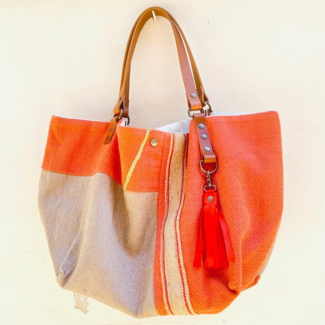 Sac cabas lin AGRUME