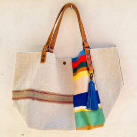 Sac cabas toile chanvre Peintre