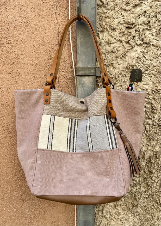 Sac cabas unique rose – Image 3