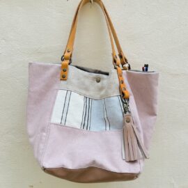 Sac cabas unique rose