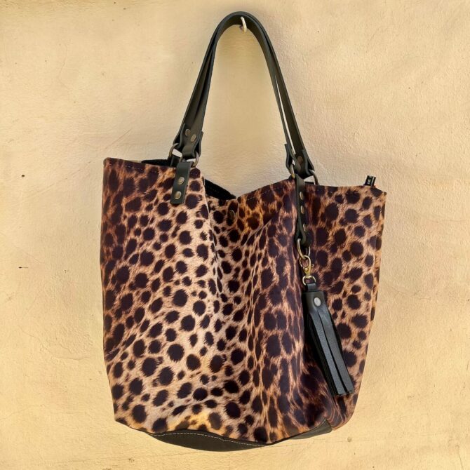 Sac cabas léopard Audace