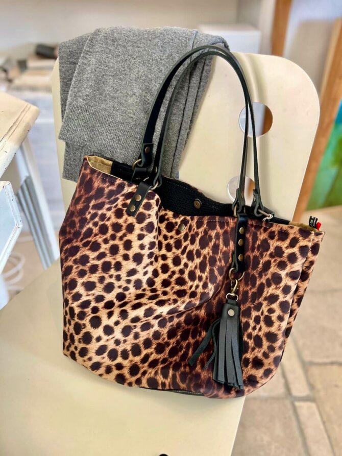 Sac cabas léopard Audace – Image 2