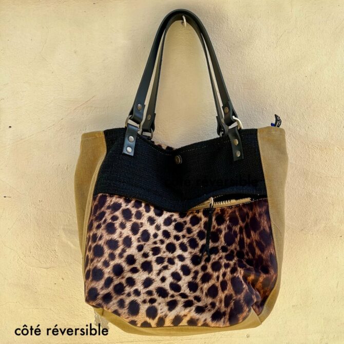 Sac cabas léopard Audace – Image 5