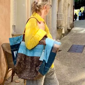 Sac xxl jean cuir Soho