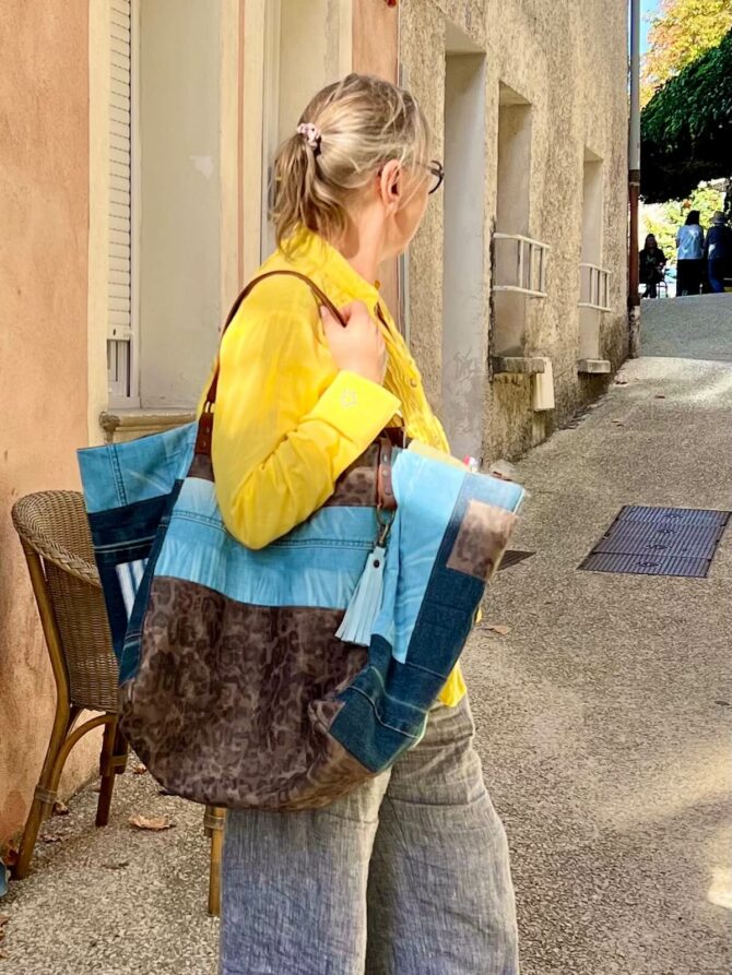 Sac xxl jean cuir Soho
