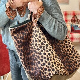 Cabas xxl léopard Savannah